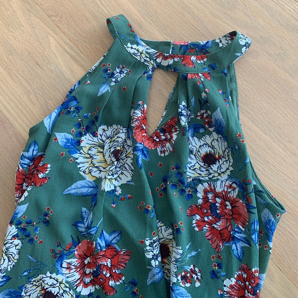 As U Wish lined keyhole neckline floral dress S - Picture 7 of 12